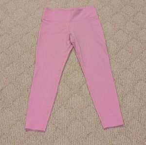 Reebok 3/4 High-rise Women's Pink Leggings (With Pockets), Size L